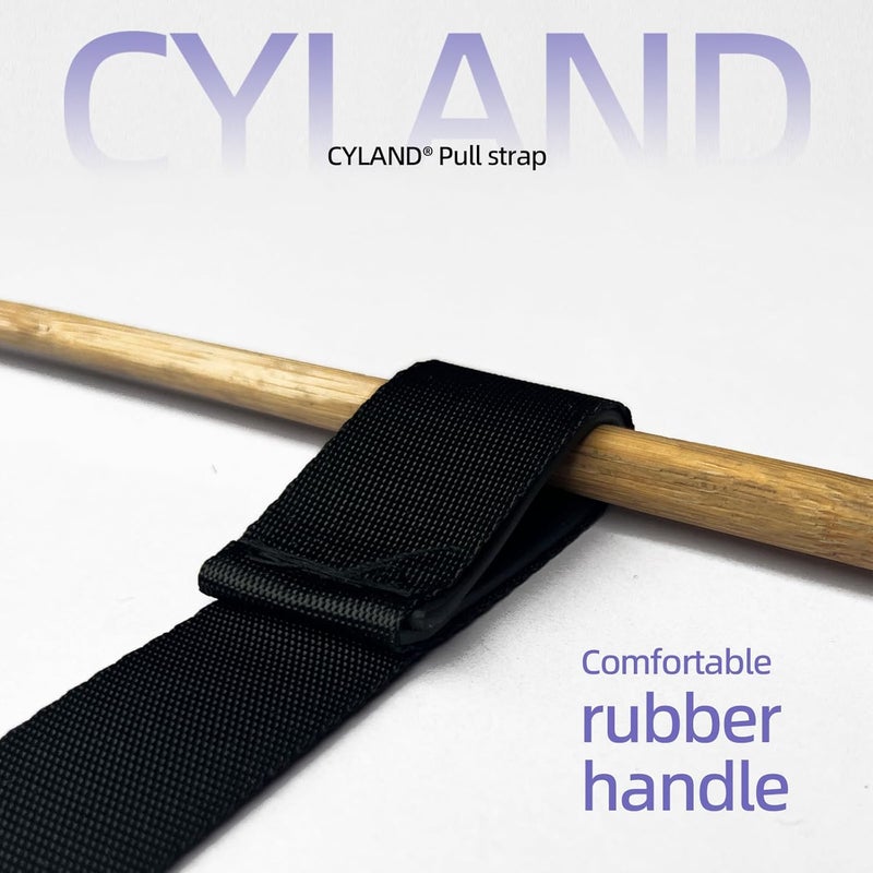 CYLAND RV Awning Accessories Pull Straps, 108inches Upgraded RV Camper Parts Fits for RV Travel Trailer,Universal Patio Awning Pull Straps (1pc) Black - Image 4